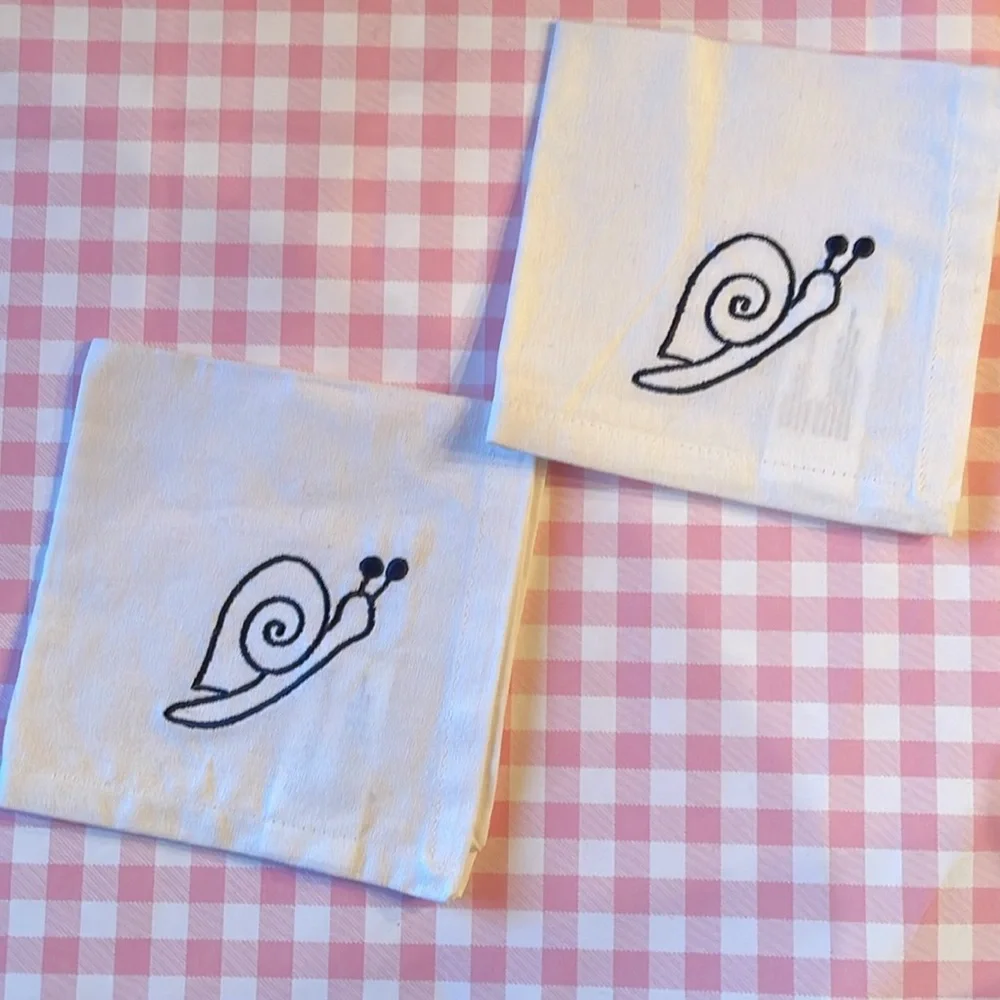 Pier 1 Escargot Cocktail Napkins
